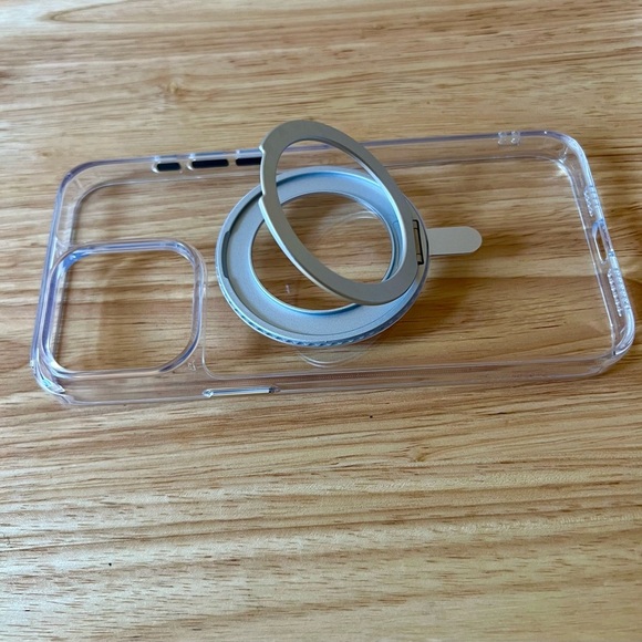 Anker MagGo Magnetic Case with Stand (360% Ring Stand, For iPhone 15 Pro Max) - Picture 1 of 7